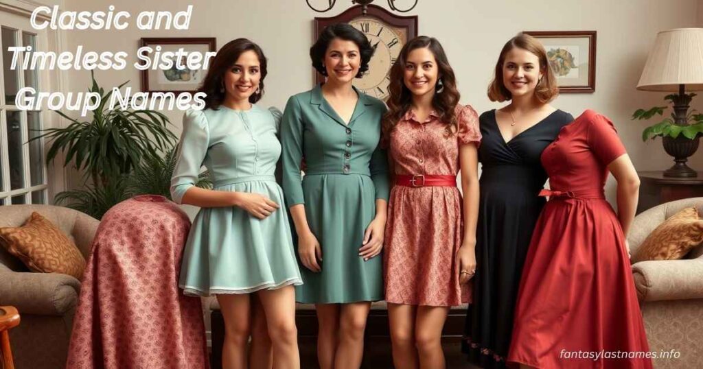 Classic and Timeless Sister Group Names