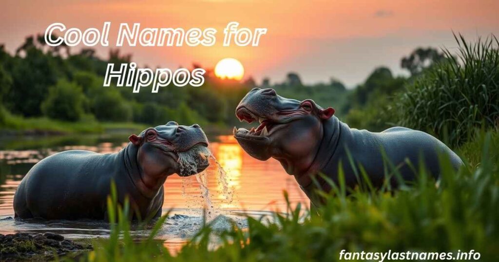 Cool Names for Hippos