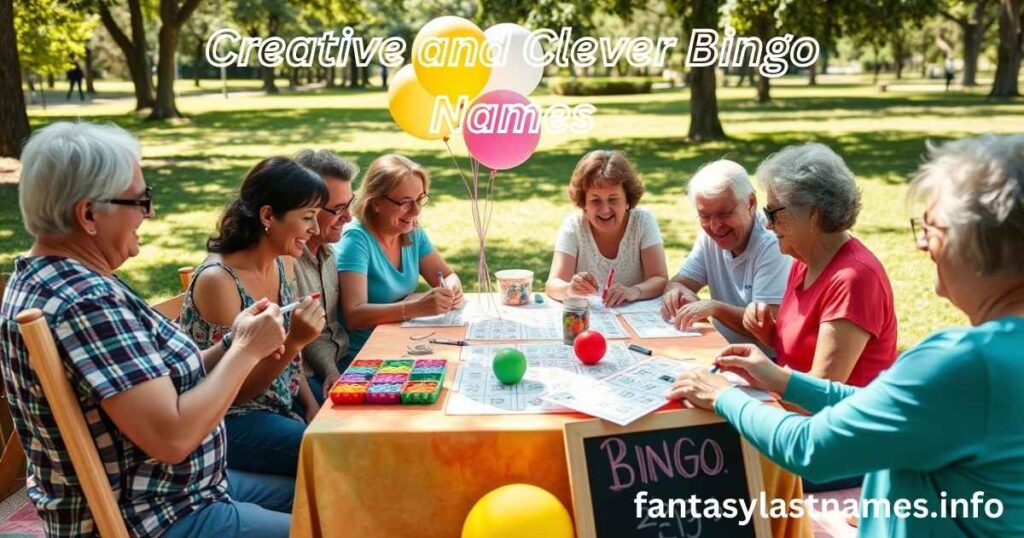 Creative and Clever Bingo Names