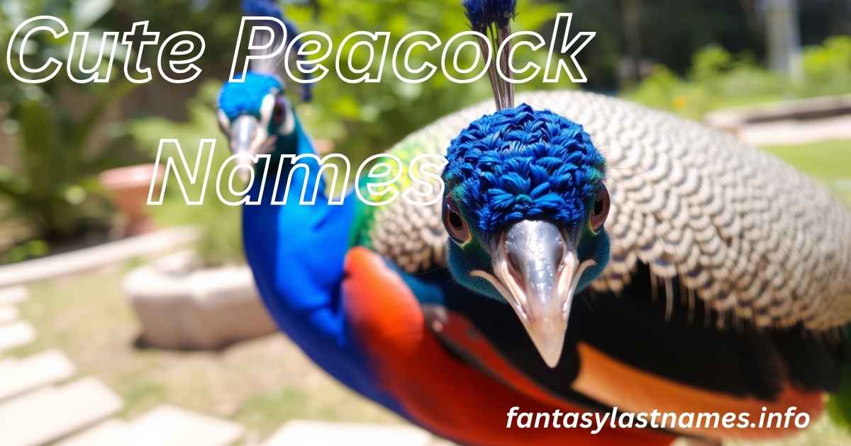 Cute Peacock Names