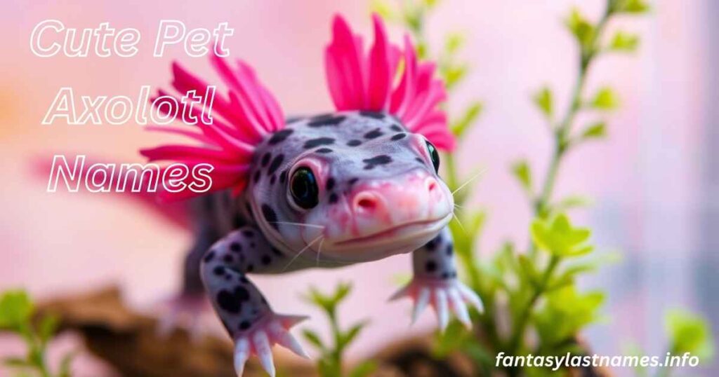 Cute Pet Axolotl Names