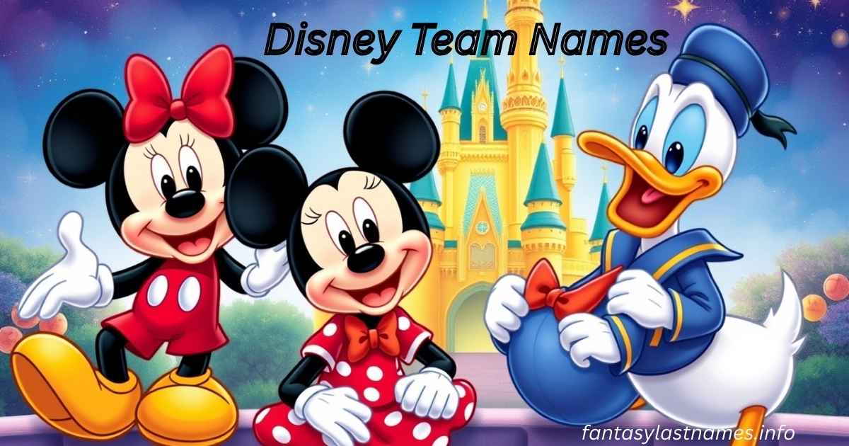 Disney Team Names