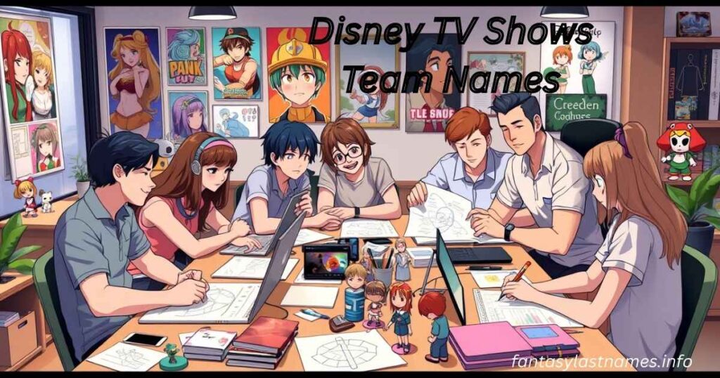Disney TV Shows Team Names
