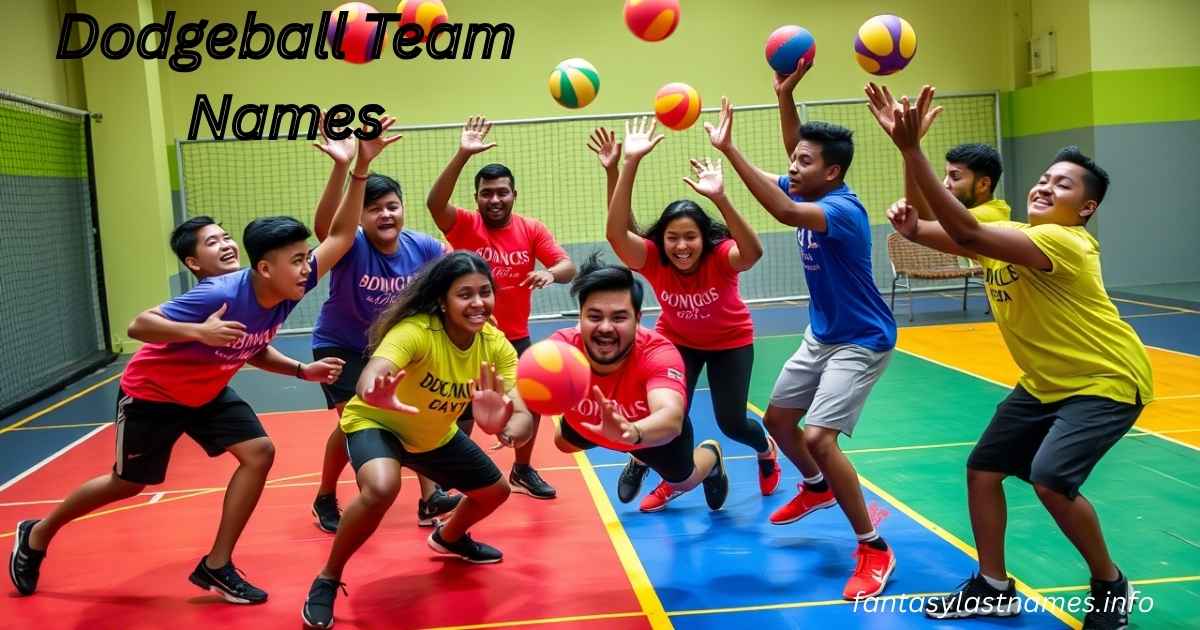 Dodgeball Team Names