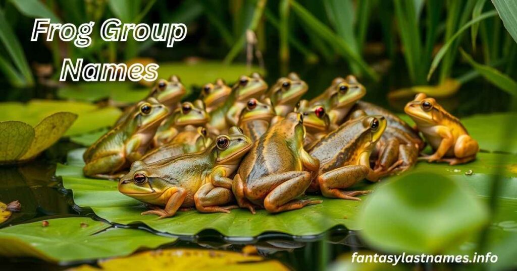 Frog Group Names
