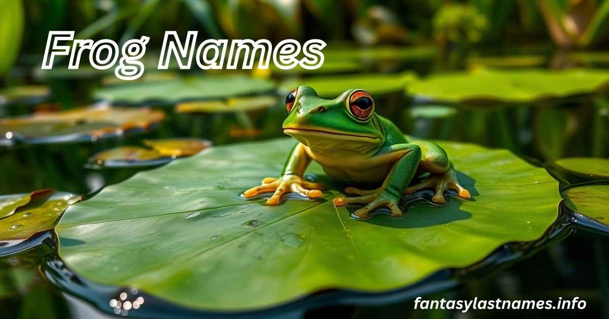 Frog Names