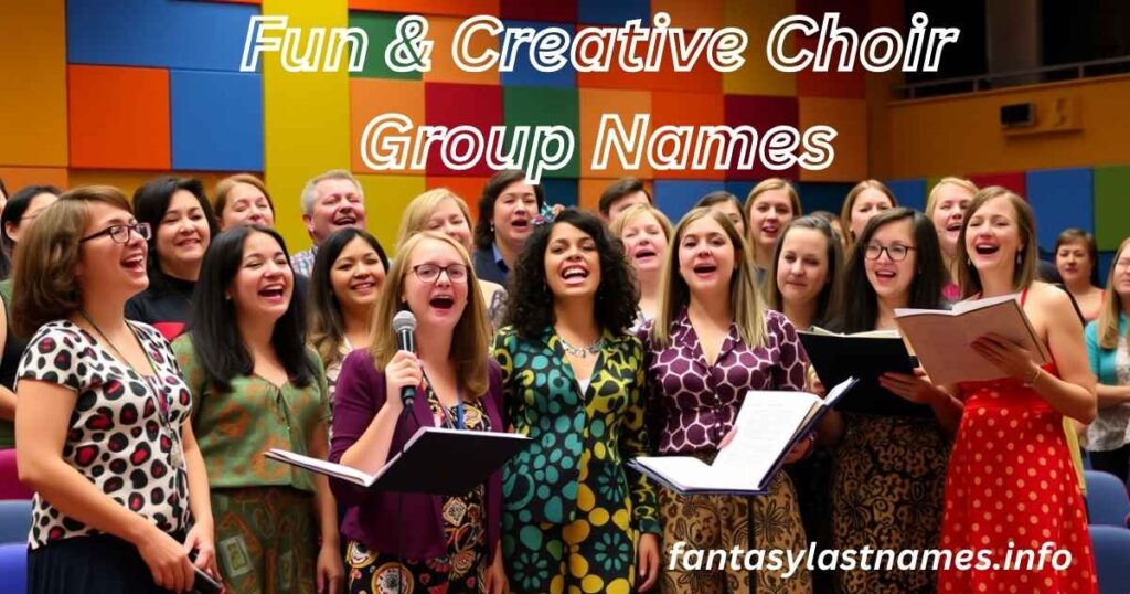 Fun & Creative Choir Group Names