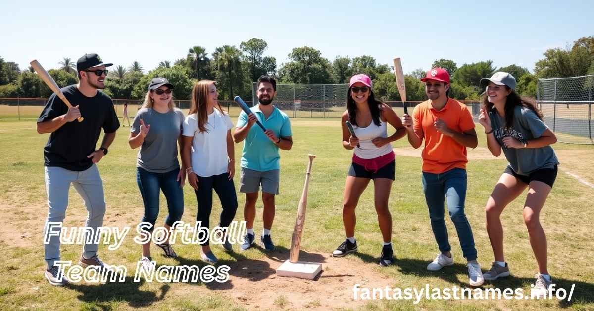 Funny Softball Team Names
