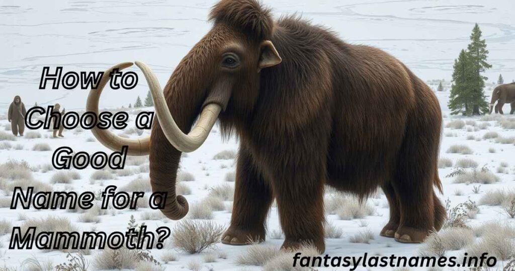 How to Choose a Good Name for a Mammoth?
