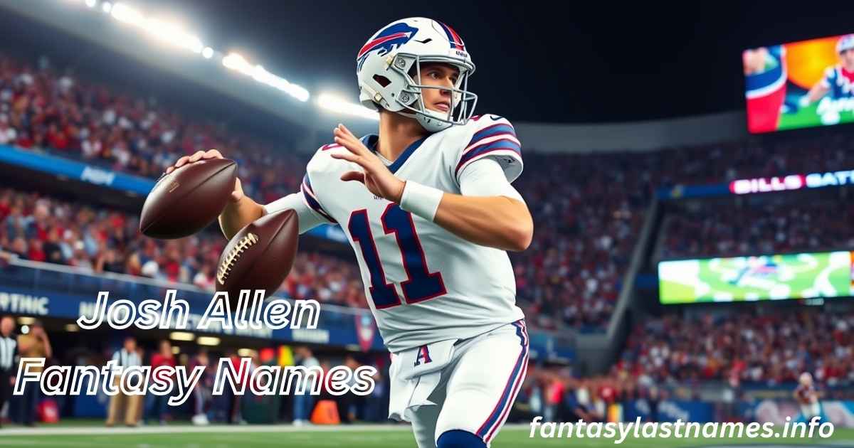 Josh Allen Fantasy Names