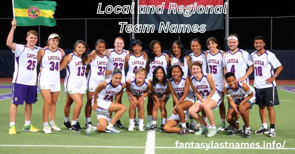 Local and Regional Team Names