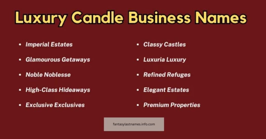Luxury and Prestige Names