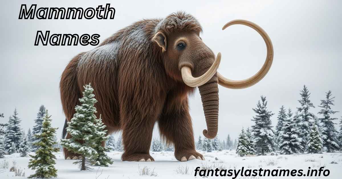 Mammoth Names