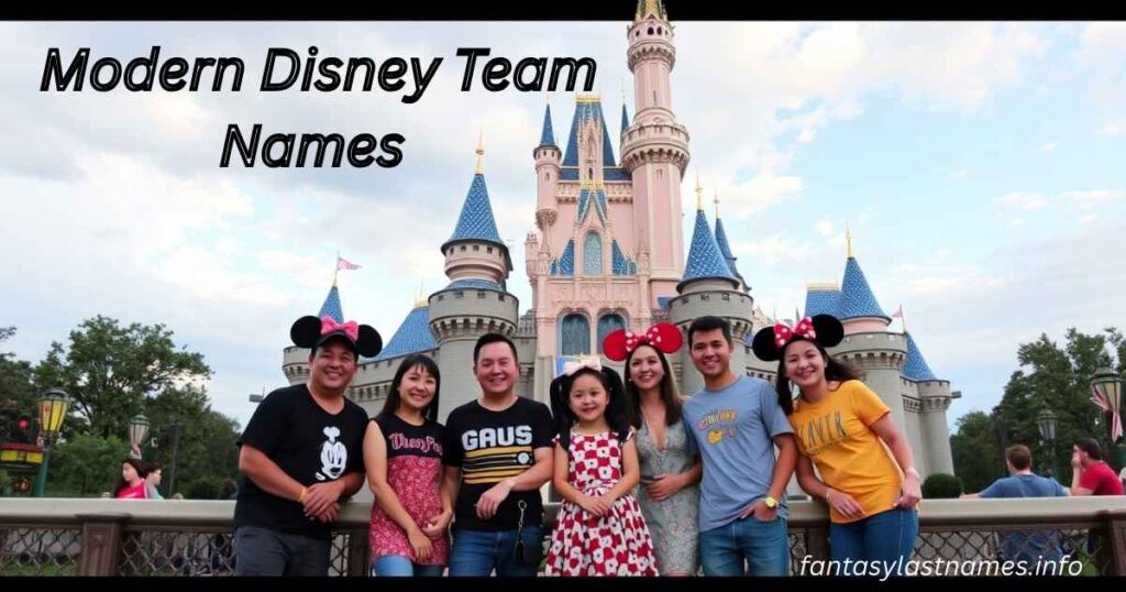  Modern Disney Team Names