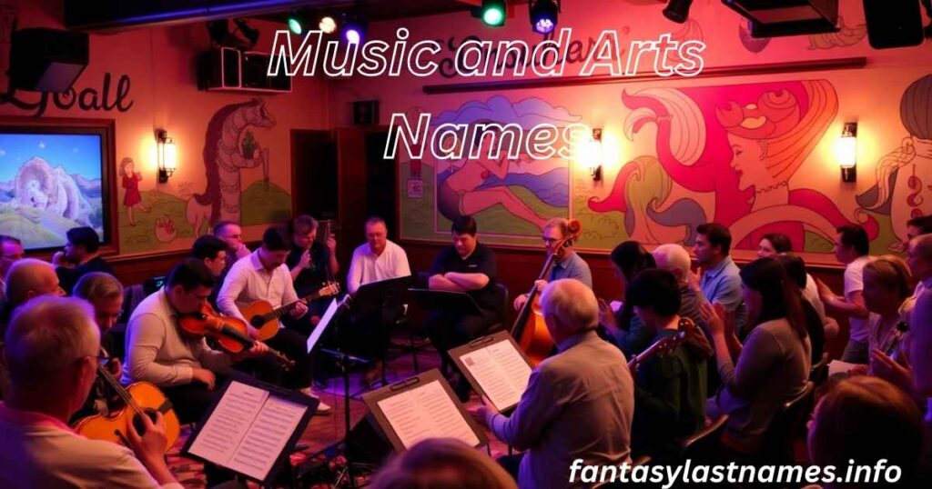 Music and Arts Names