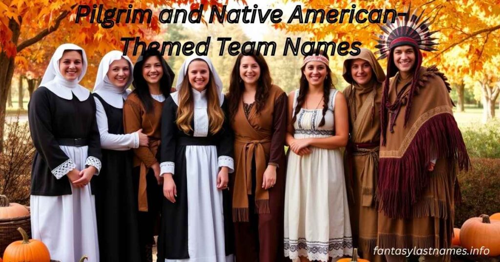 Pilgrim and Native American-Themed Team Names