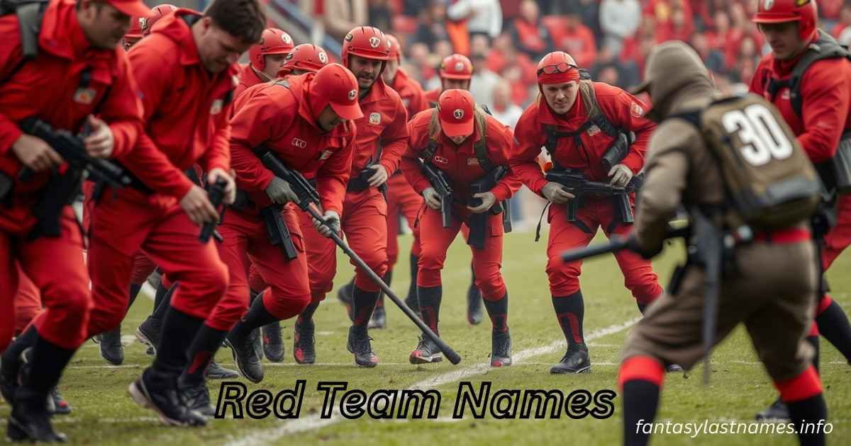 Red Team Names