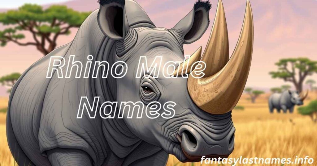 Rhino Male Names