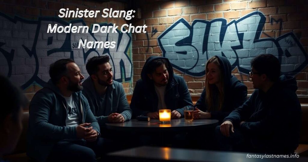 Sinister Slang: Modern Dark Chat Names
