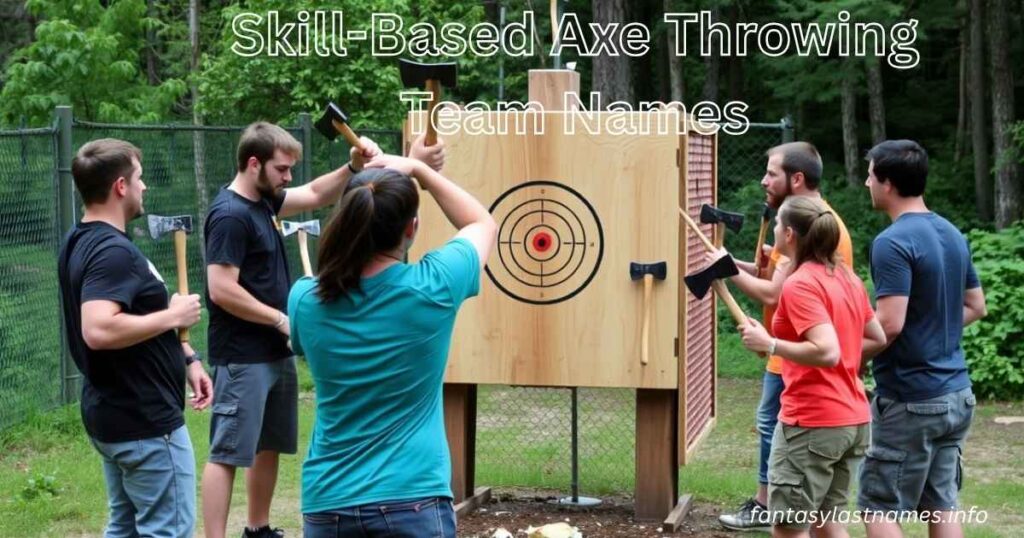 Skill-Based Axe Throwing Team Names