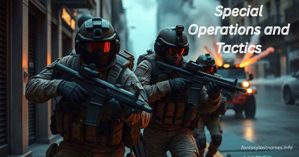Special Operations and Tactics