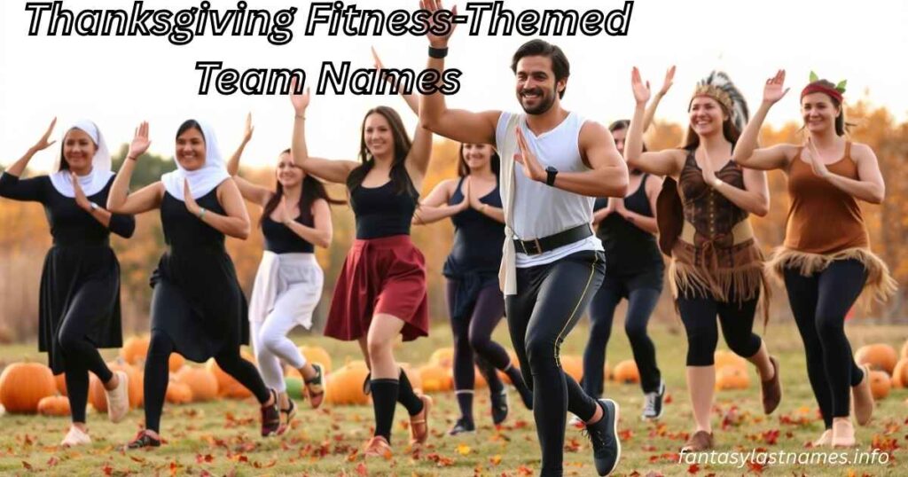 Thanksgiving Fitness-Themed Team Names