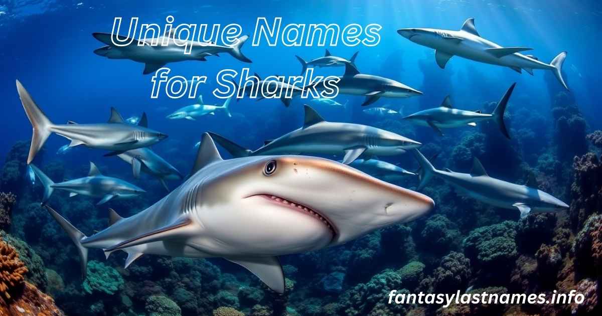 Unique Names for Sharks