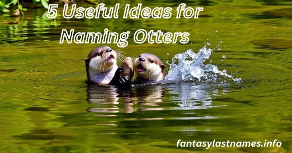 5 Useful Ideas for Naming Otters