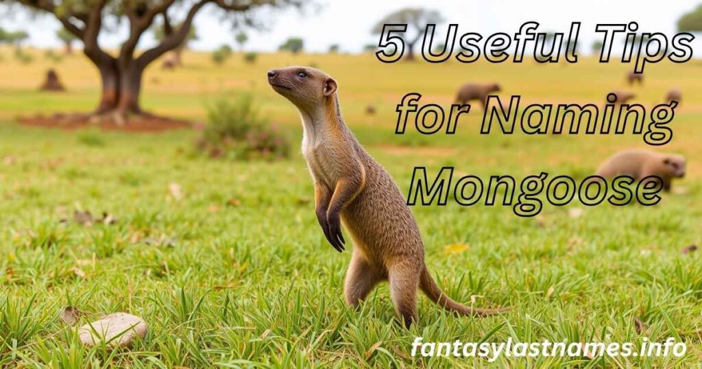 5 Useful Tips for Naming Mongoose