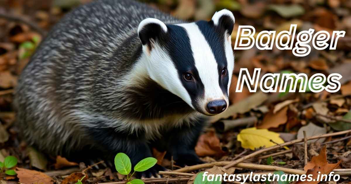 Badger Names