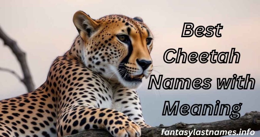 Best Cheetah Names with Meaning