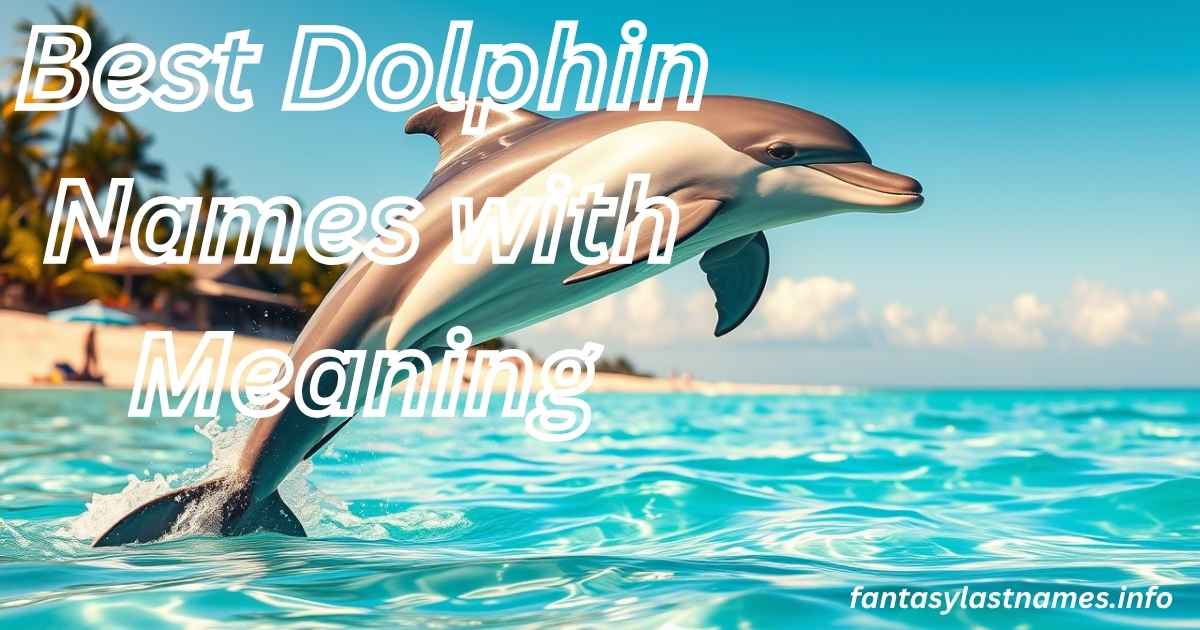 Best Dolphin Names with Meaning