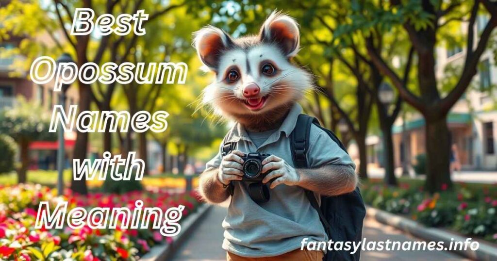 Best Opossum Names with Meaning