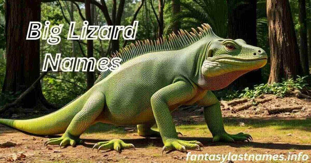Big Lizard Names