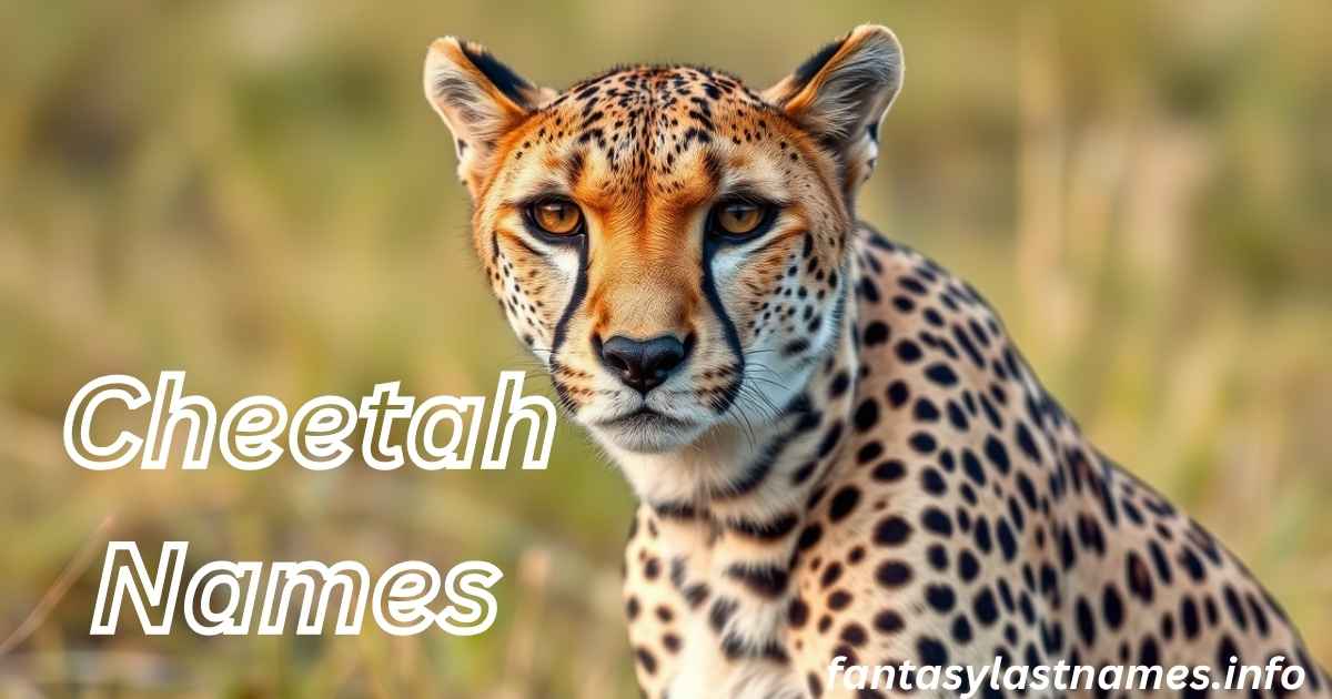 Cheetah Names