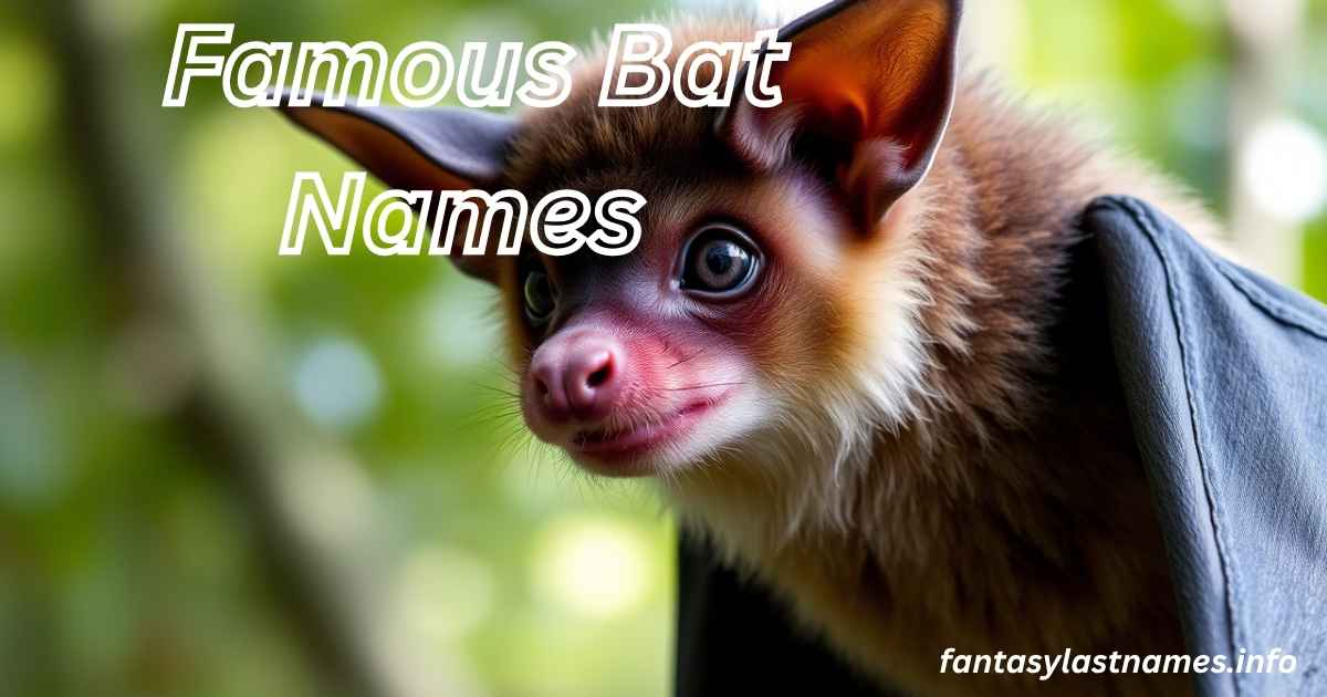  Famous Bat Names