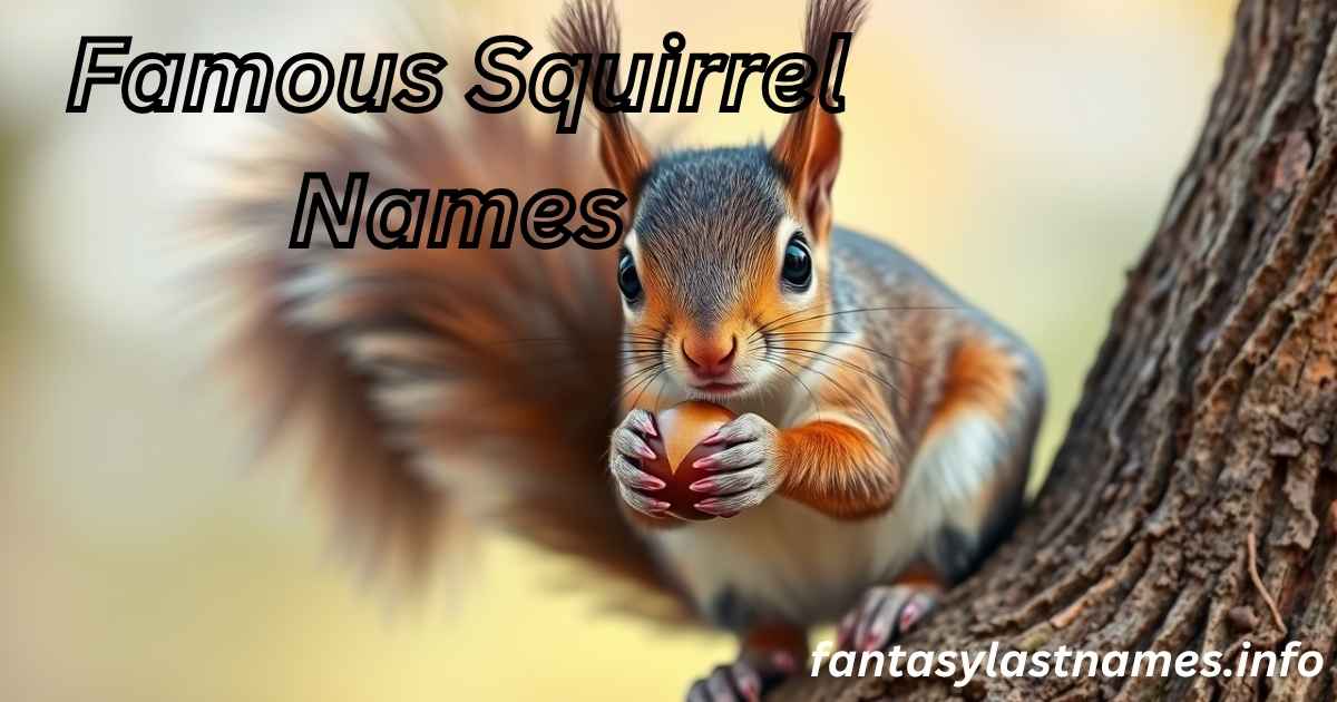 Famous Squirrel Names