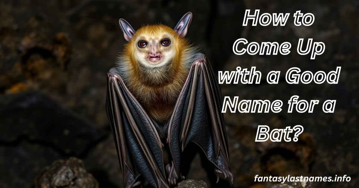 How to Come Up with a Good Name for a Bat?