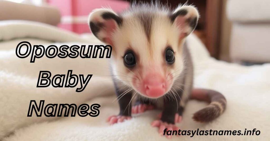 Opossum Baby Names