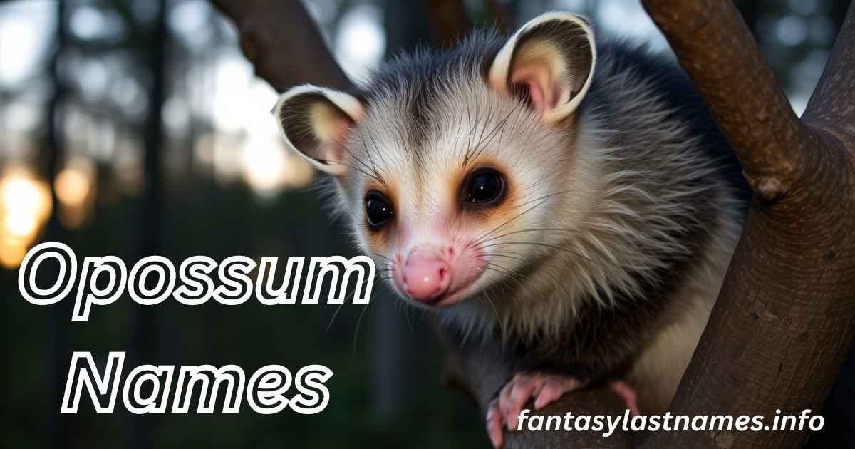 Opossum Names