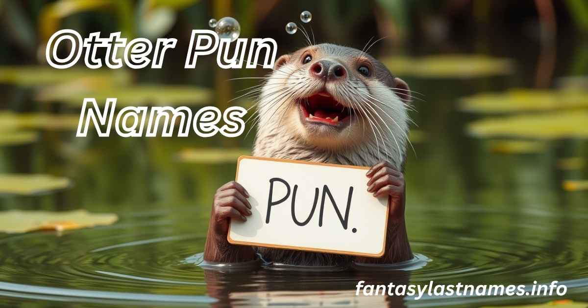 Otter Pun Names