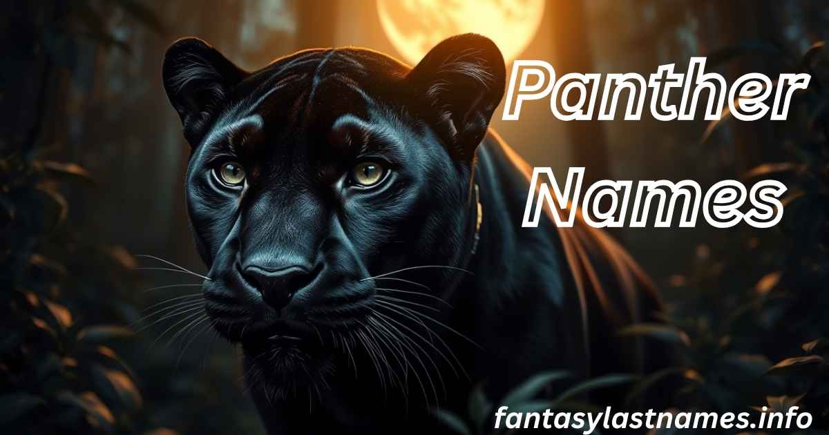 Panther Names