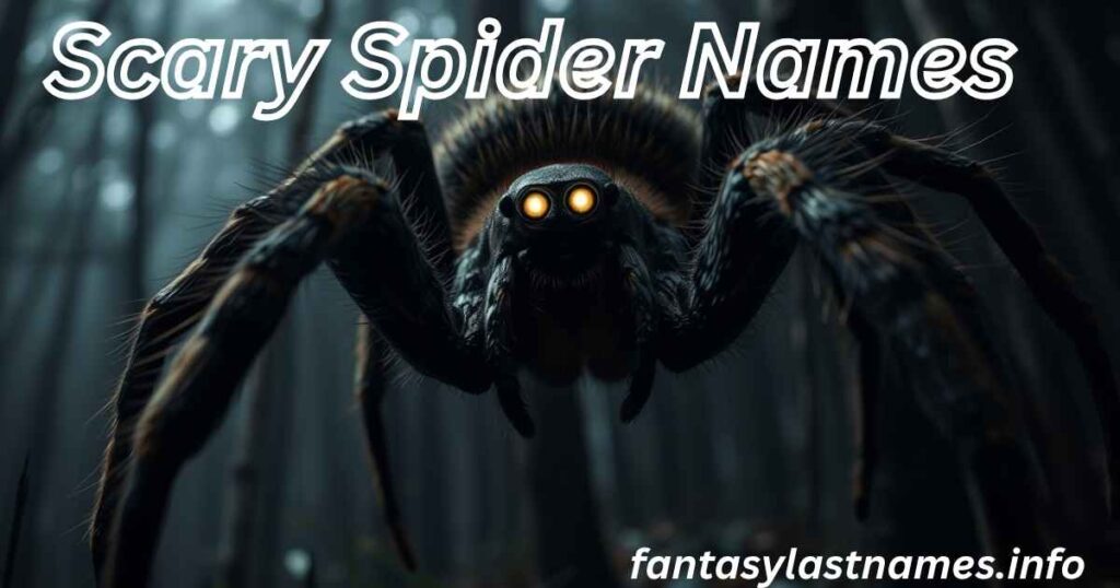 Scary Spider Names