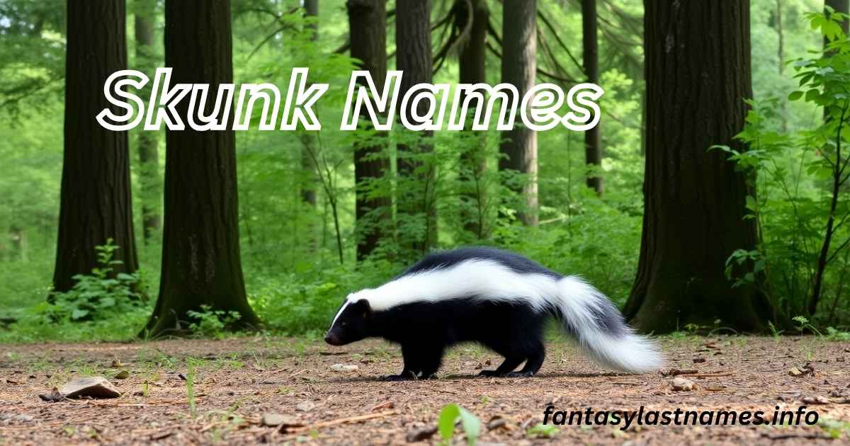 Skunk Names