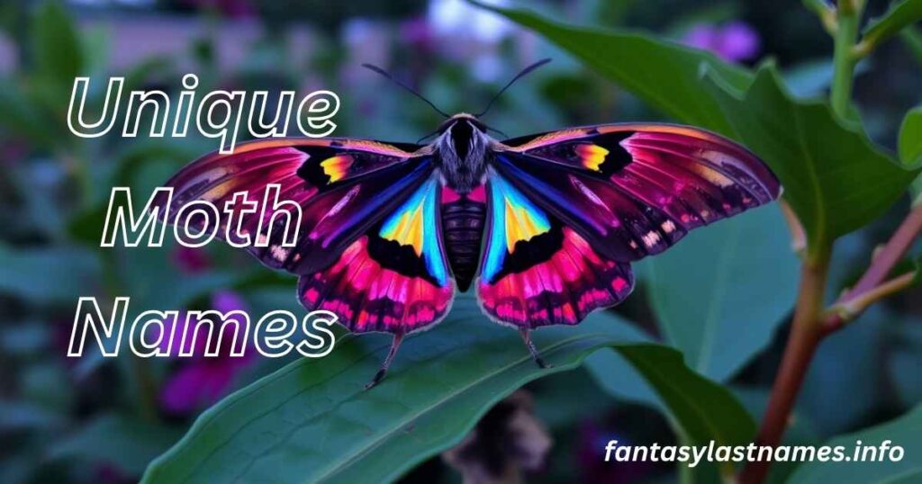 Unique Moth Names