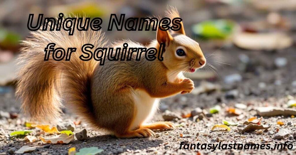 Unique Names for Squirrel