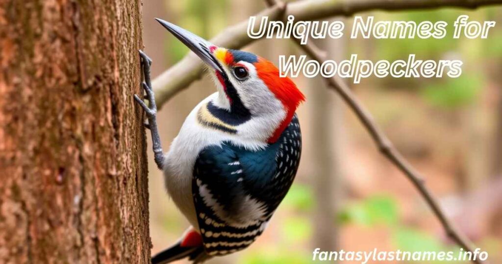 Unique Names for Woodpeckers