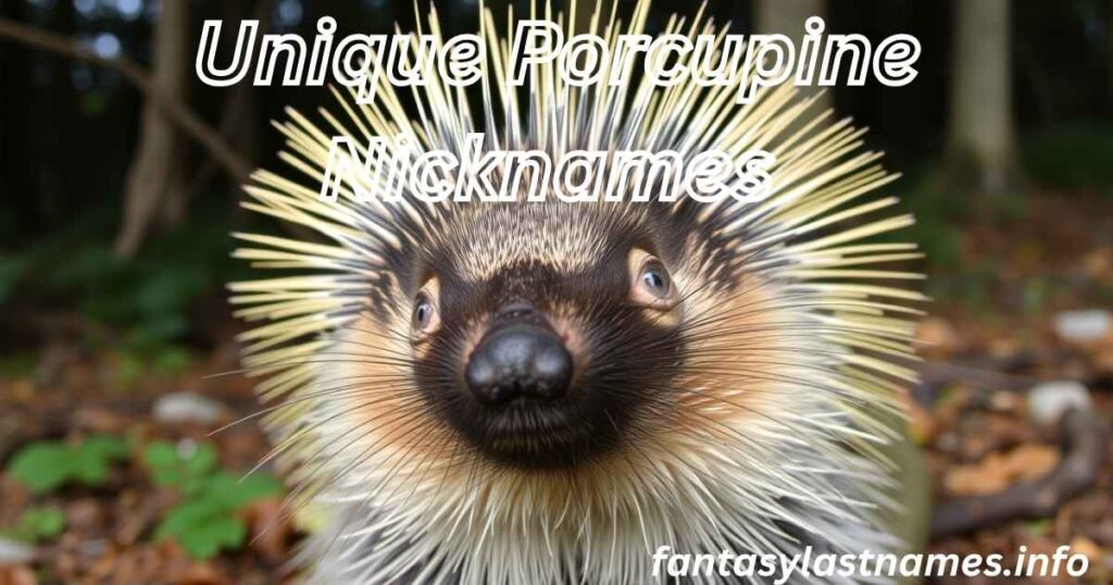 Unique Porcupine Nicknames 