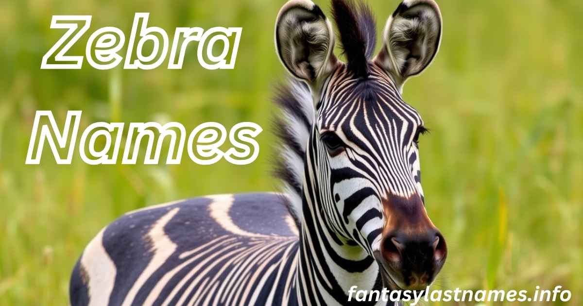 Zebra Names