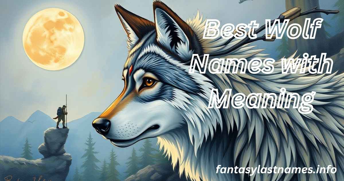 Best Wolf Names with Meaning